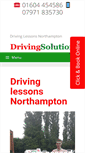 Mobile Screenshot of drivingsolution.co.uk